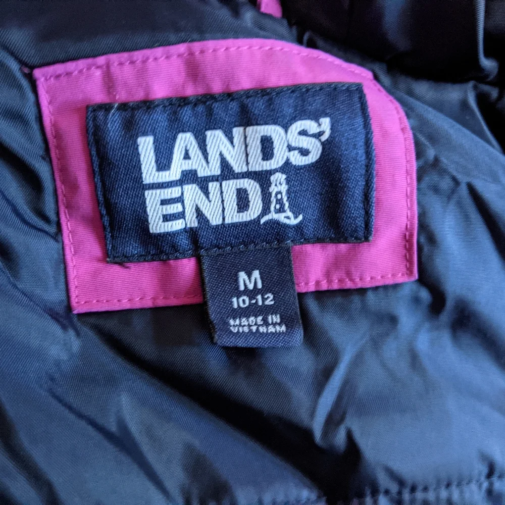 Lands' End girls winter coat size M 10-12‎